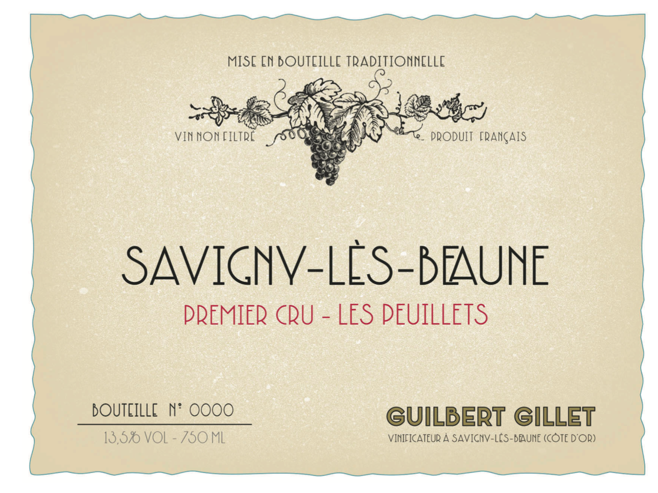 Domaine Guilbert Gillet Savigny-Lès-Beaune 1er Cru "Les Peuillets" ROUGE 2021