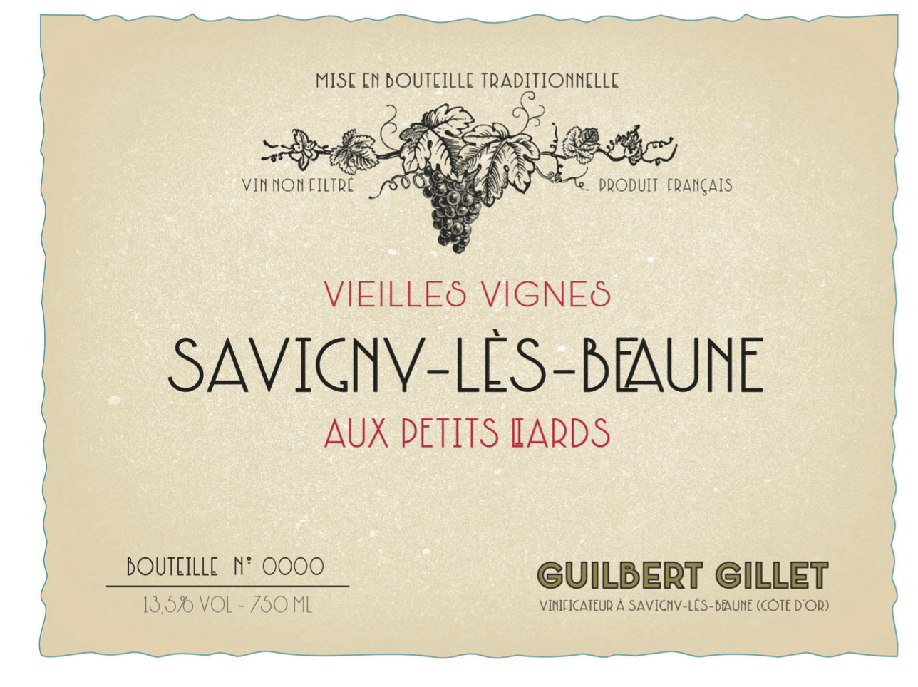 Domaine Guilbert Gillet Savigny-Lès-Beaune "Aux Petits Liards" Vieilles Vignes ROUGE 2021