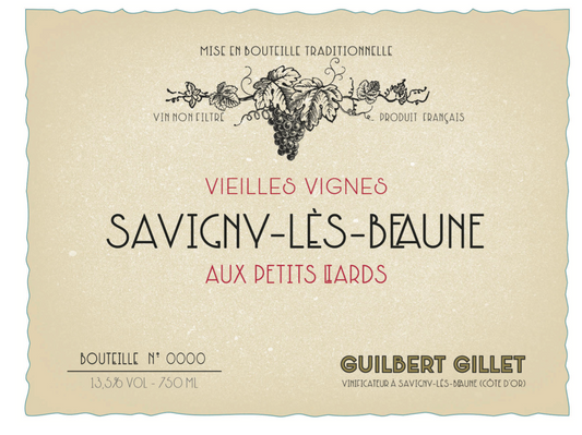 Domaine Guilbert Gillet Savigny-Lès-Beaune "Aux Petits Liards" Vieilles Vignes ROUGE 2021