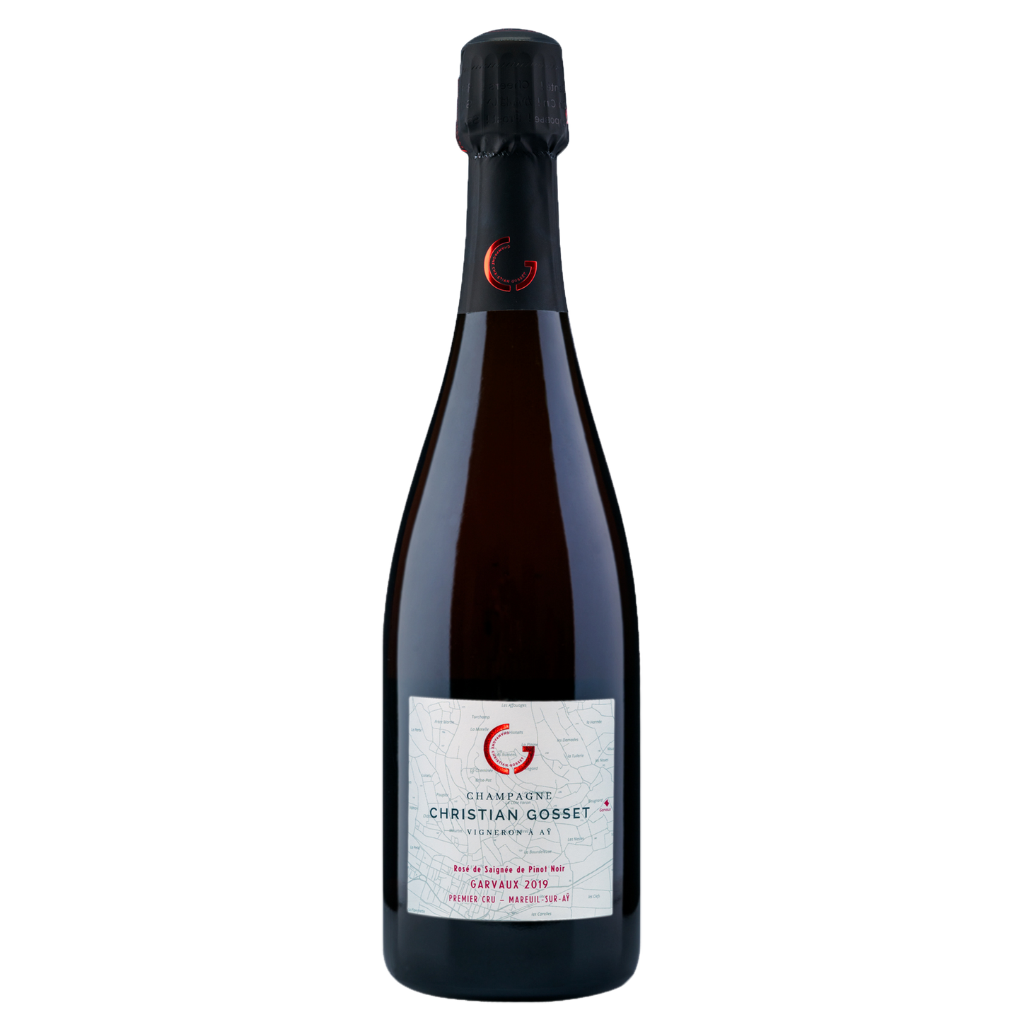 Champagne Christian Gosset Mareuil sur Ay Garvaux Premier Cru Rosé de Saignée de Pinot Noir 2019